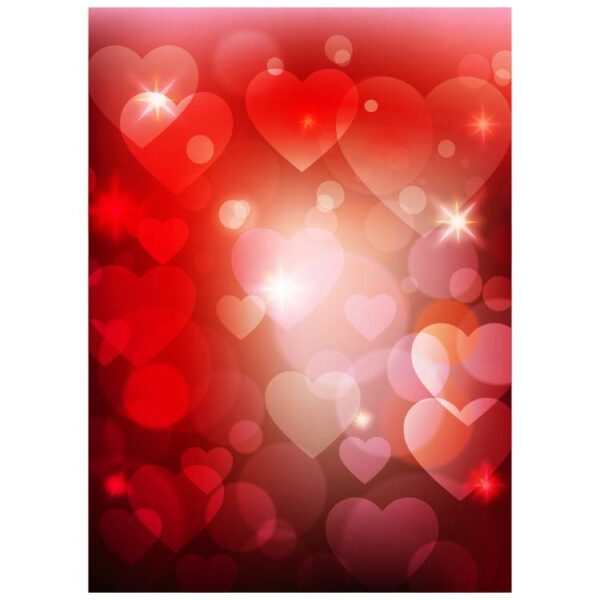 Love heart valentines day background