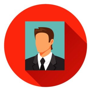 Man employee icon