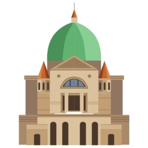 Montreal basilica national canadian culture skyline symbol