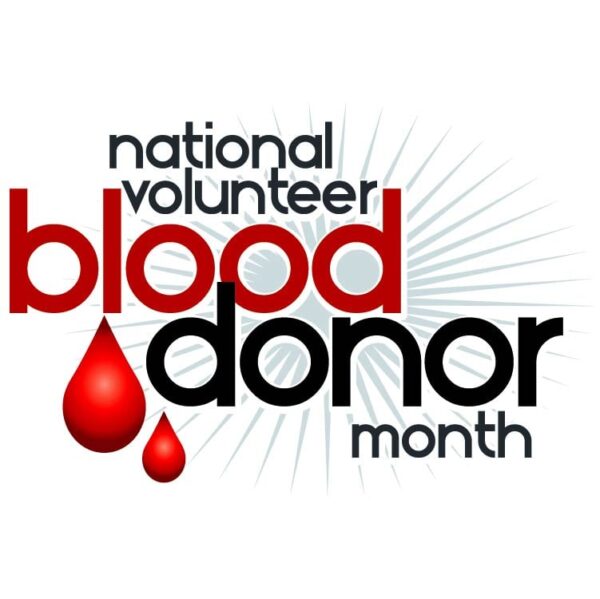 National volunteer blood donor month