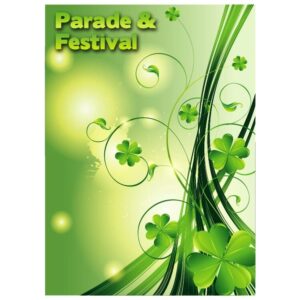 Parade and festival happy saint patricks day background