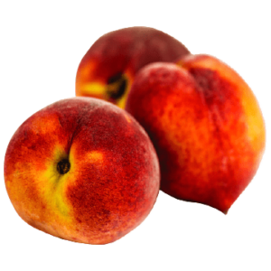 Peach fruits in a heart shape or aadu fruits