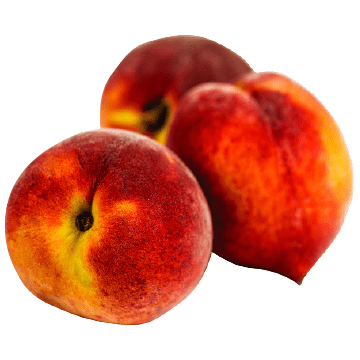 Peach fruits in a heart shape or aadu fruits