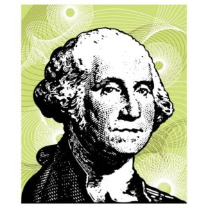 President george washington silhouette