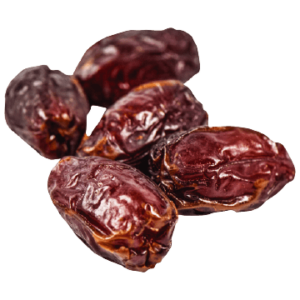 Raisin dried grape or Brown fresh medjool dates