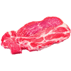 Raw meat steak