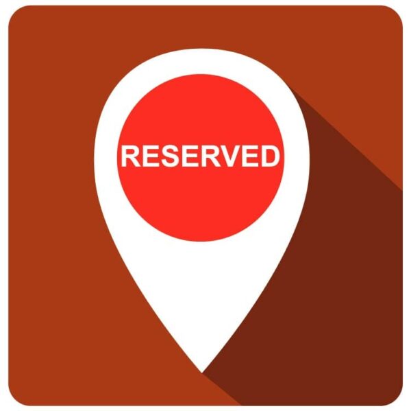 Reserved area locator icon
