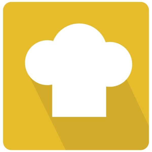 Restaurant menu theme or Chef cap icon