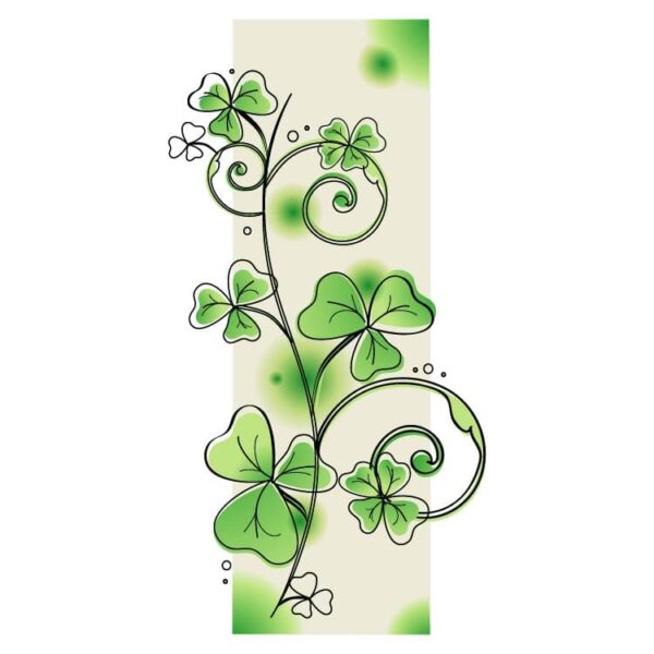 Shamrock clover leaf Boarders