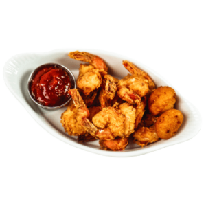 Shrimp fritters or prawn bajji or jheenga pakoda or kolambi or zinga pakora indian snack food