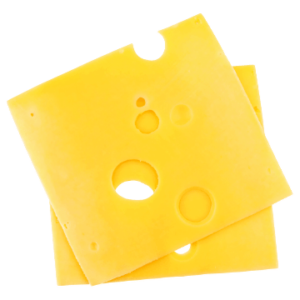 Slices of swiss cheese with multi holes