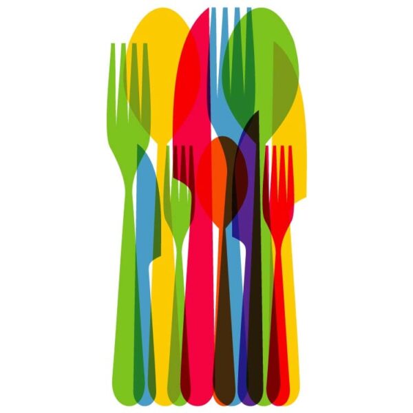 Spoon fork and knife set