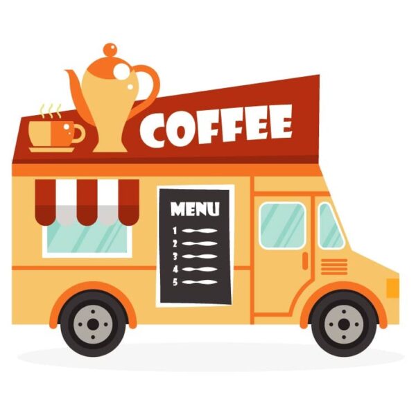 Street food truck or Coffee food truck