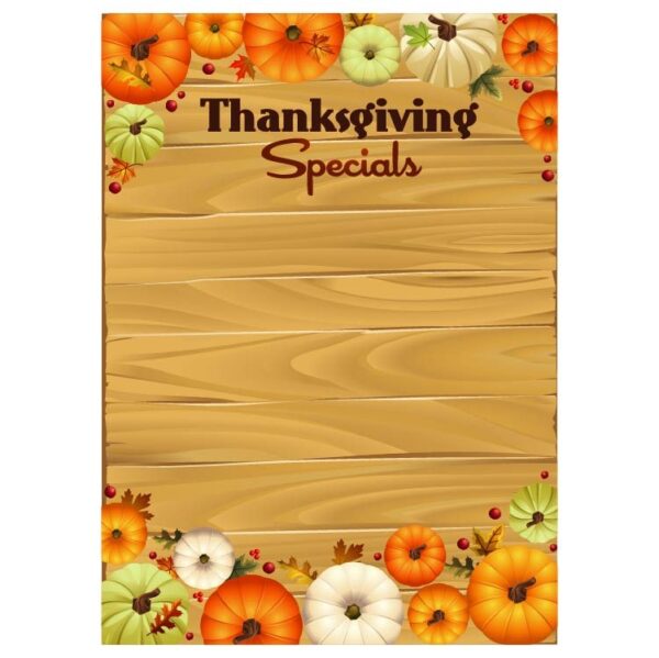 Thanksgiving specials background