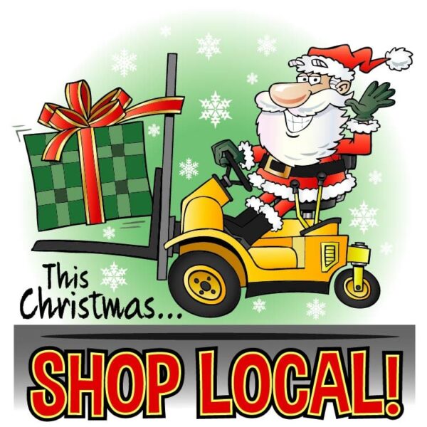 This christmas shop local