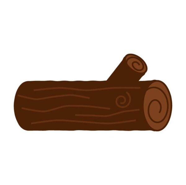 Tree wood trunk or Wood log cartoon