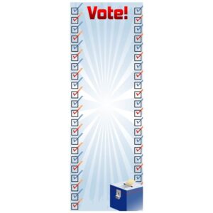 United states election vote banner