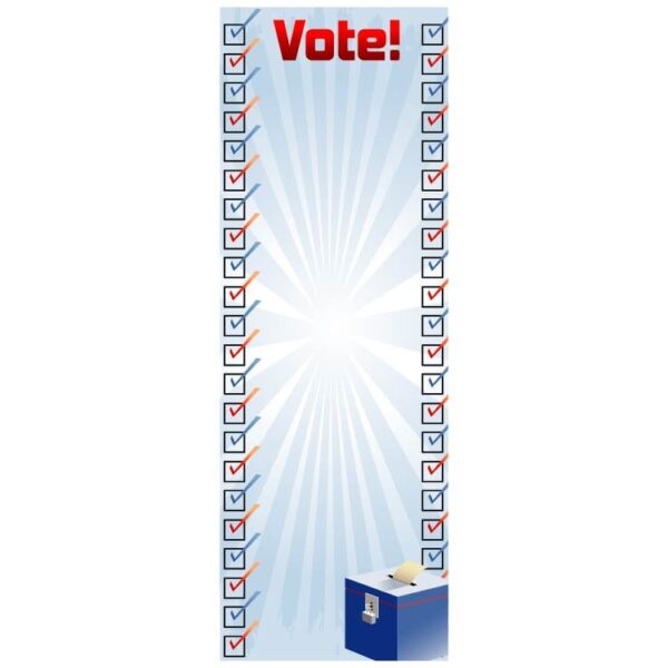 United states election vote banner