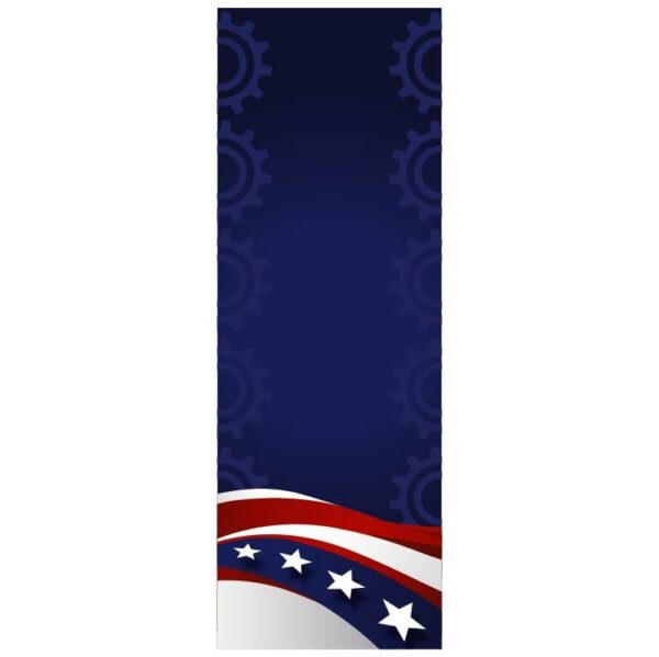United states happy labor day banner with united states flag and copy space