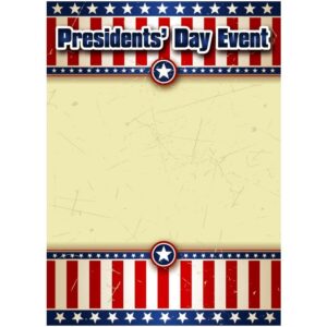 United states presidents day event background