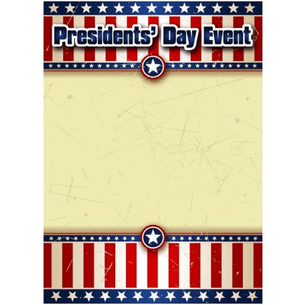 United states presidents day event background