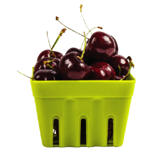 Vegetable cherries fruit basket