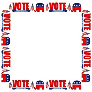 Vote republican election campaign frame