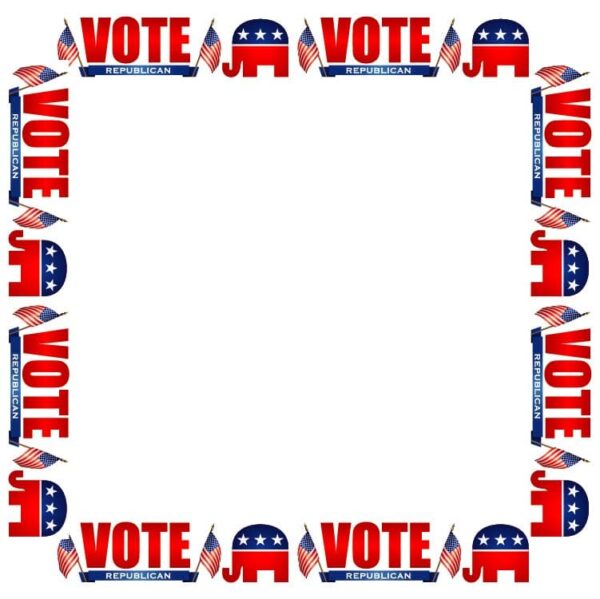 Vote republican election campaign frame