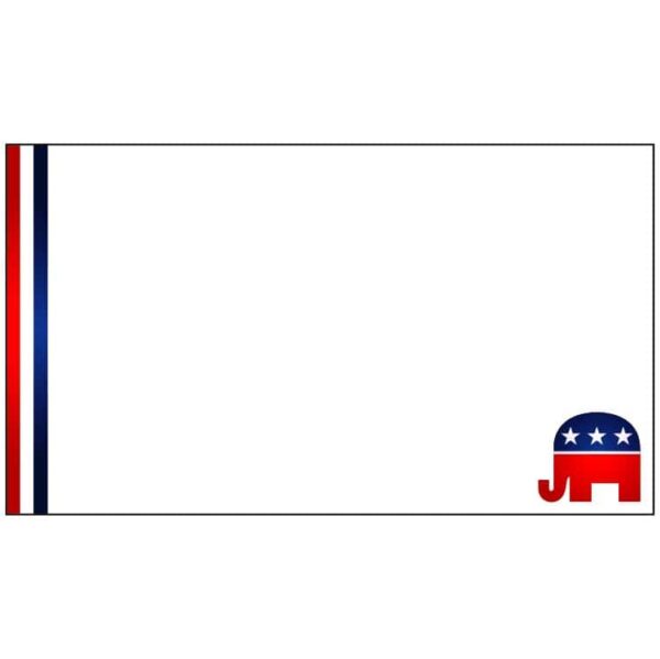 Vote republican election campaign poster with copy space