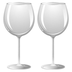 luxury restaurant glassware for alcohol drinks wine glass or empty glasses