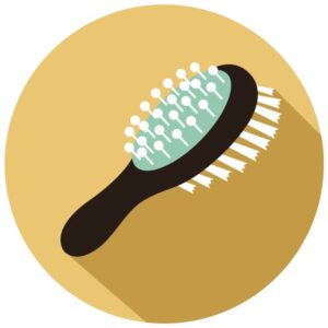 Bristle hair brush or comb and barbershop accessory