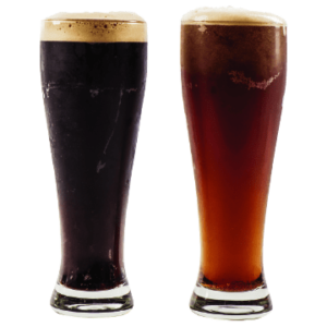 English brown ale beer or moo caliente beer