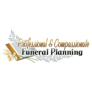 Professional and compassionate funeral planning lettering with professional and compassionate funeral items