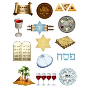 Set of jewish decoration items