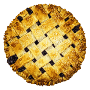 Tasty blueberry pie