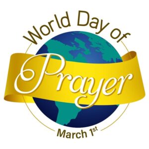 World day of prayer with globe