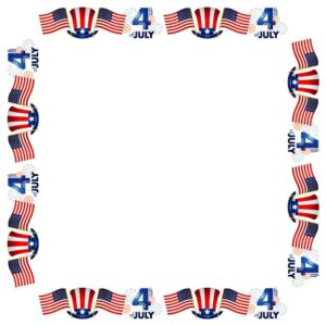 4th of july independence day USA frame border