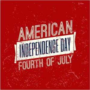 American independence day fourth of july or United states of america