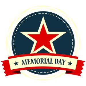 Duotone memorial day icon for memorial day celebration