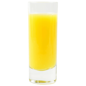 Glass of fresh orange juice