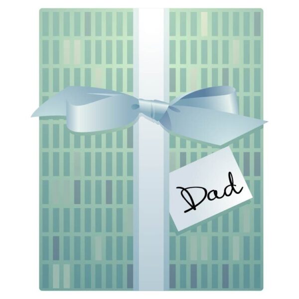 Happy fathers day gift celebration