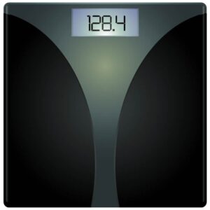 Lifelong glass weighing scale with smart digital body weight bathroom scale with backlit