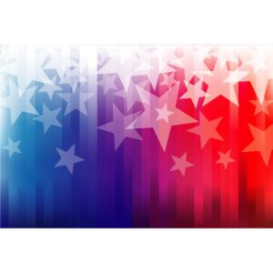 Red blue color line and white color with star background united states flag or USA