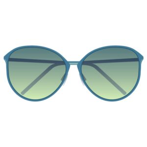 Stylish womens sunlight light blue glasses