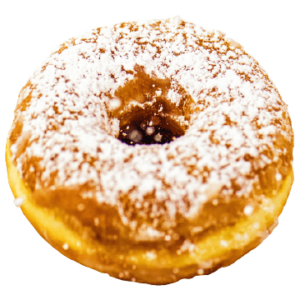 Sugared donuts fresh bakery item