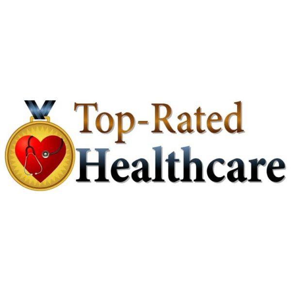 Top rated healthcare with medal