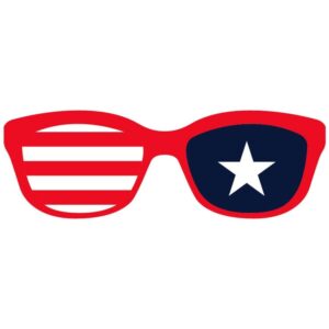 USA flag goggle or United states of america flag goggle