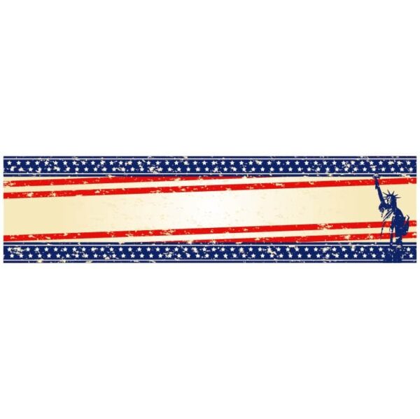 USA flag with united states of america liberty grunge banner