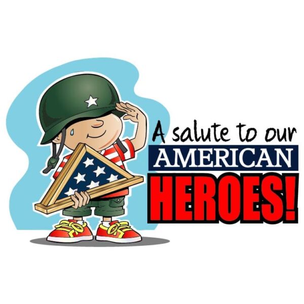 United states of america day soldier salute and slogan remember our american heroes