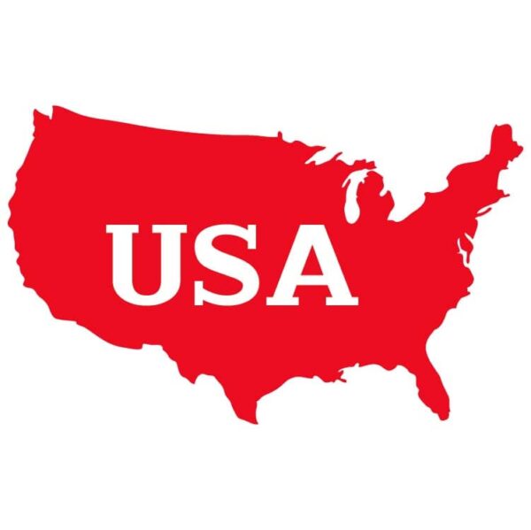 United states of america map or USA map with name